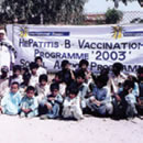 HUBCO's mobile medical unit visits a local village school